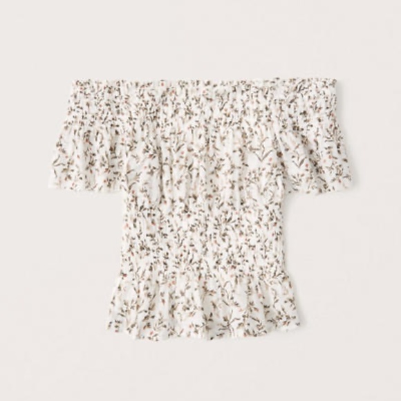 Off The Shoulder Flower Blouse